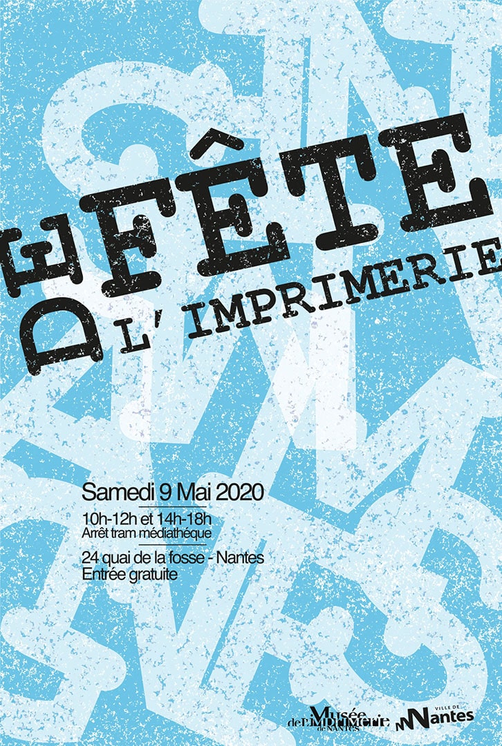 Affiche pour le musée de l'imprimerie de NANTES