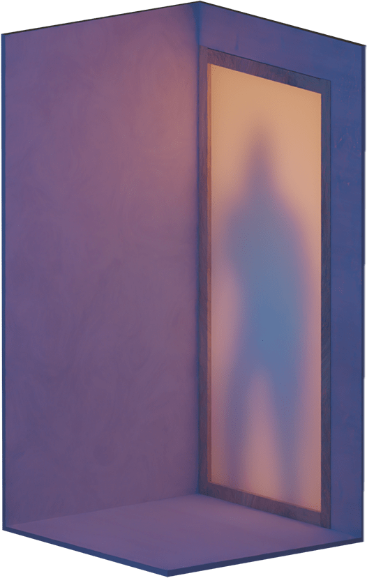 Rendu de la porte d'une chambre en 3D