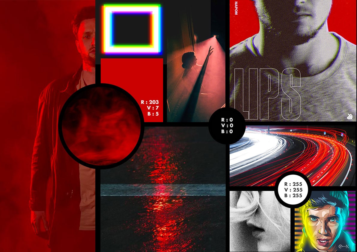 Planche d'humeur de l'identité d'un beatboxer appelé NAPOM
