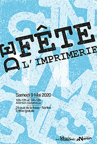 Affiche pour le musée de l'imprimerie de NANTES
