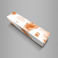 Mockup de création de packaging de café pour la marque Méo