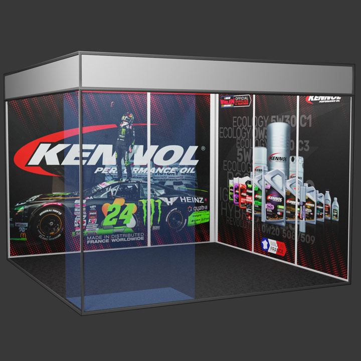 3D model of a Kennol stand in Moscow