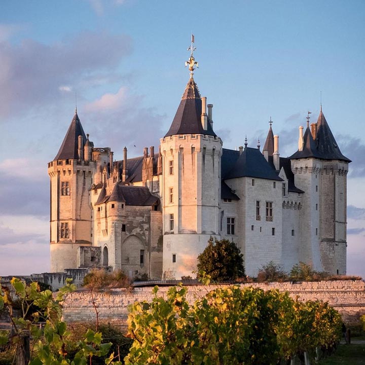 Photo of the castle of Saumur (France)