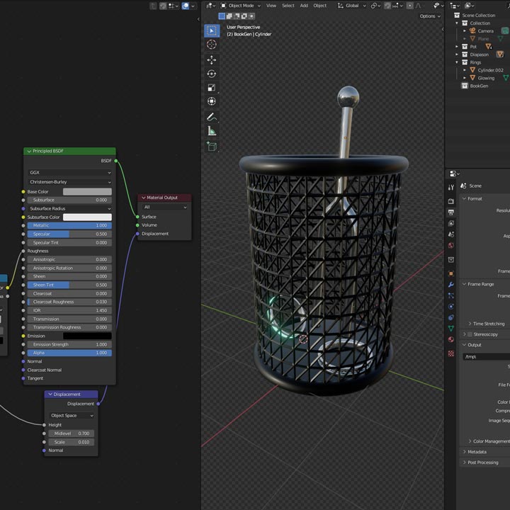 Projet de 3D réaliste sur le logiciel Blender